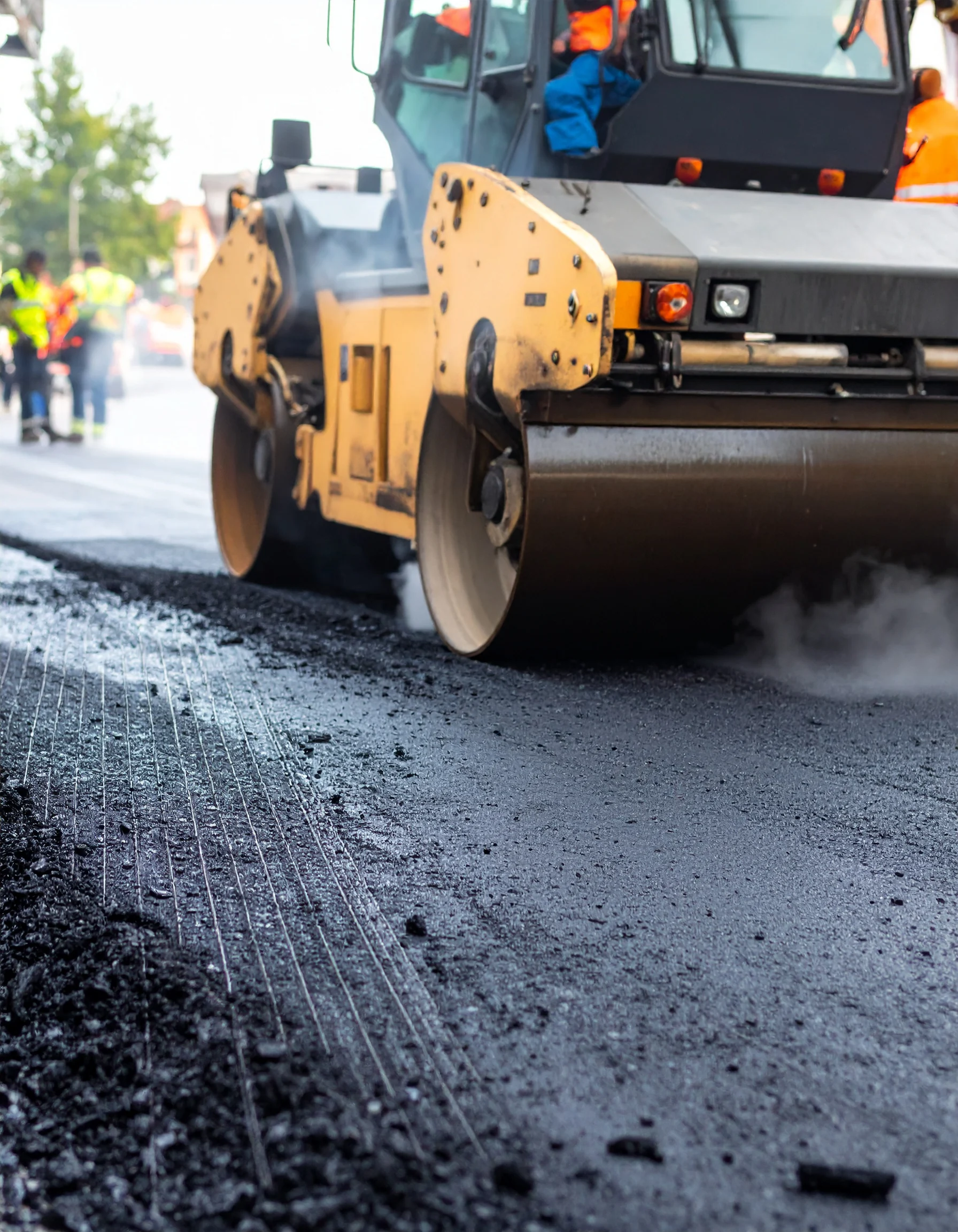 Укладання асфальтобетонної суміші