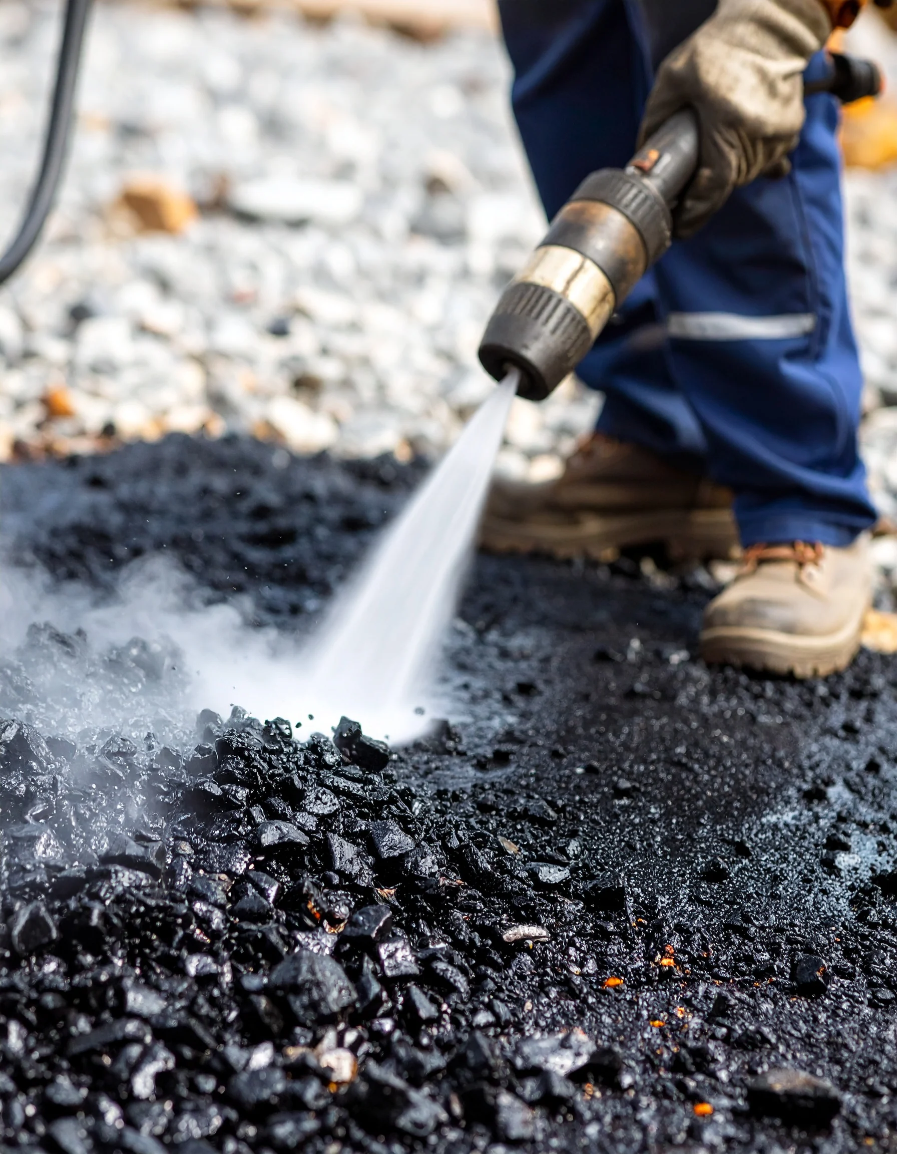 Проливання бітумною емульсією